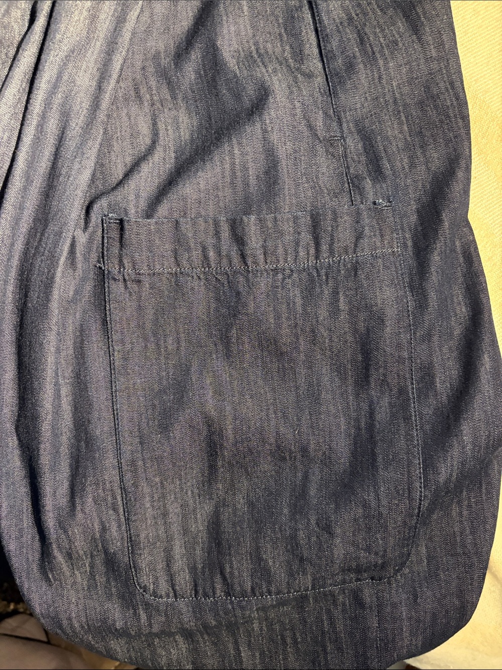 MaxMara Dark Blue Wide-Leg Jeans - Picture 7 of 7